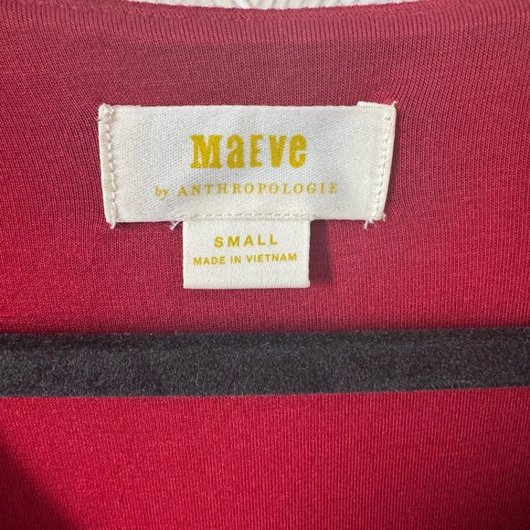 Anthropologie Red Midi Dress - Picture 2 of 7